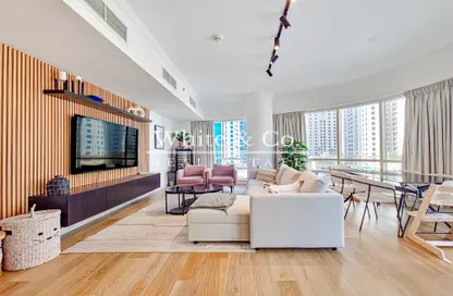 Living / Dining Room image for: Apartment - 2 Bedrooms - 3 Bathrooms for sale in Al Sahab 1 - Al Sahab - Dubai Marina - Dubai, Image 1