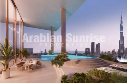 شقة - 2 غرف نوم - 4 حمامات للبيع في فيرمونت ريزيدنسز سولارا تاور - دبي وسط المدينة - دبي