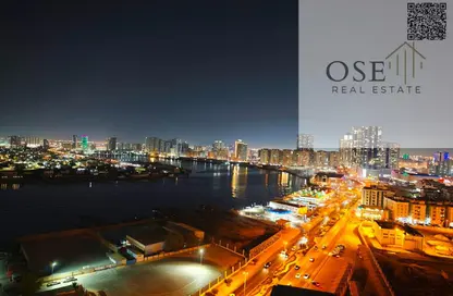 شقة - غرفة نوم - 2 حمامات للبيع في أورينت تاور 1 - أورينت تاور - البستان - عجمان