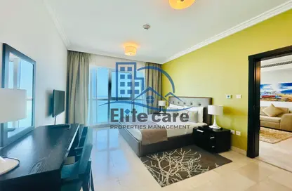 شقة - غرفة نوم - 2 حمامات للايجار في تايم مام ريزيدنس - شارع الكورنيش - أبوظبي