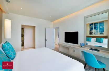 النزل و الشقق الفندقية - غرفة نوم - 2 حمامات للايجار في إن إتش كوليكشن دبي ذا بالم - نخلة جميرا - دبي