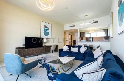 صورة لـ غرفة المعيشة شقة - 3 غرف نوم - 4 حمامات للايجار في فندق وأجنحة أفاني بالم فيو - مدينة دبي الإعلامية - دبي ، صورة رقم 1