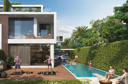 Townhouse - 4 Bedrooms - 4 Bathrooms for sale in Violet - Damac Hills 2 - Dubai