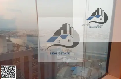 شقة - غرفة نوم - 2 حمامات للايجار في أورينت تاور 1 - أورينت تاور - البستان - عجمان