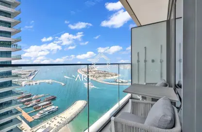 Balcony image for: Apartment - 1 Bedroom - 1 Bathroom for sale in Beach Vista - EMAAR Beachfront - Dubai Harbour - Dubai, Image 1