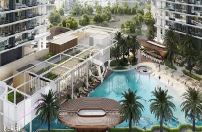 صورة لـ حوض سباحة شقة - 1 حمام للبيع في ميرسير هاوس - اب تاون دبي - أبراج بحيرة الجميرا - دبي ، صورة رقم 1