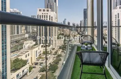 Apartment - 2 Bedrooms - 3 Bathrooms for rent in Bahwan Tower Downtown - Downtown Dubai - Dubai