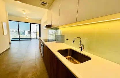 Kitchen image for: Apartment - 1 Bathroom for rent in Al Muneera - Al Raha Beach - Abu Dhabi, Image 1