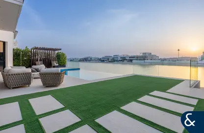 Villa - 6 Bedrooms - 7 Bathrooms for rent in Garden Homes Frond O - Garden Homes - Palm Jumeirah - Dubai
