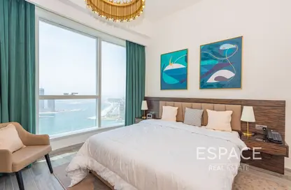 Room / Bedroom image for: Apartment - 2 Bedrooms - 3 Bathrooms for rent in Avani Palm View Hotel  and  Suites - Dubai Media City - Dubai, Image 1