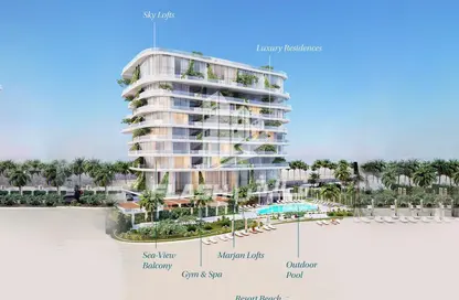 Apartment - 2 Bedrooms - 3 Bathrooms for sale in The Beach House at Al Marjan - Al Marjan Island - Ras Al Khaimah