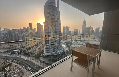 Apartment - 2 Bedrooms - 3 Bathrooms for rent in Boulevard Point - Downtown Dubai - Dubai
