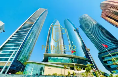 شقة - 3 غرف نوم - 4 حمامات للايجار في 2 برج الاتحاد - أبراج الاتحاد - شارع الكورنيش - أبوظبي