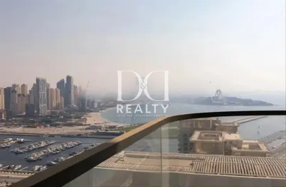 Apartment - 2 Bedrooms - 2 Bathrooms for rent in Marina Vista Tower 2 - Marina Vista - EMAAR Beachfront - Dubai Harbour - Dubai