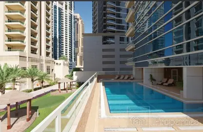 شقة - غرفة نوم - 2 حمامات للبيع في برج الدار - دبي مارينا - دبي