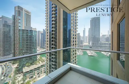 Apartment - 1 Bedroom - 2 Bathrooms for rent in Attessa Tower - Marina Promenade - Dubai Marina - Dubai