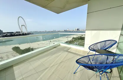 Balcony image for: Apartment - 2 Bedrooms - 3 Bathrooms for sale in Al Bateen Residences - Jumeirah Beach Residence - Dubai, Image 1