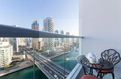 Apartment - 3 Bedrooms - 3 Bathrooms for rent in Marina Wharf 2 - Marina Wharf - Dubai Marina - Dubai