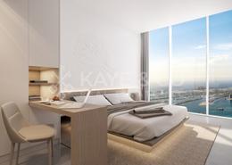 Room / Bedroom image for: Studio - 1 bathroom for sale in Ciel Tower - Dubai Marina - Dubai, Image 1