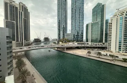 شقة - 2 غرف نوم - 2 حمامات للايجار في برج بانوراما - دبي مارينا - دبي