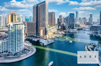 Apartment - 2 Bedrooms - 4 Bathrooms for rent in Continental Tower - Dubai Marina - Dubai
