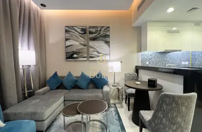 Living / Dining Room image for: Apartment - 1 Bedroom - 1 Bathroom for rent in Aykon City Tower B - Aykon City - Business Bay - Dubai, Image 1