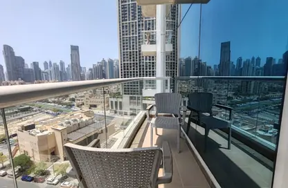 Apartment - 1 Bedroom - 2 Bathrooms for rent in Burj Al Nujoom - Downtown Dubai - Dubai