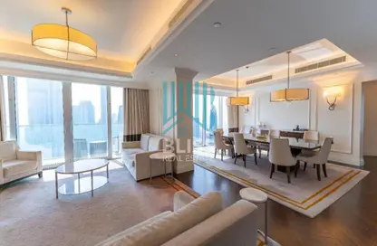 Apartment - 4 Bedrooms - 5 Bathrooms for rent in The Address BLVD Sky Collection - Downtown Dubai - Dubai