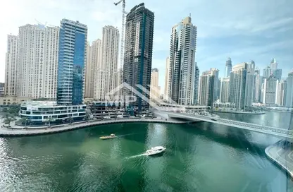 Pool image for: Apartment - 2 Bedrooms - 3 Bathrooms for sale in The Atlantic - Dubai Marina - Dubai, Image 1