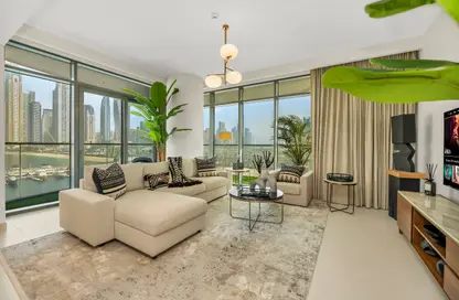 Apartment - 3 Bedrooms - 4 Bathrooms for rent in Marina Vista - EMAAR Beachfront - Dubai Harbour - Dubai