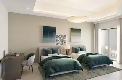 Apartment - 1 Bedroom - 2 Bathrooms for sale in Tower C1 - Ajman Pearl Towers - Ajman Downtown - Ajman