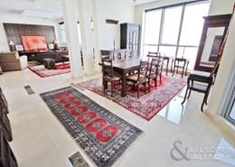 Living / Dining Room image for: Penthouse - 3 bedrooms - 4 bathrooms for sale in The Torch - Dubai Marina - Dubai, Image 1