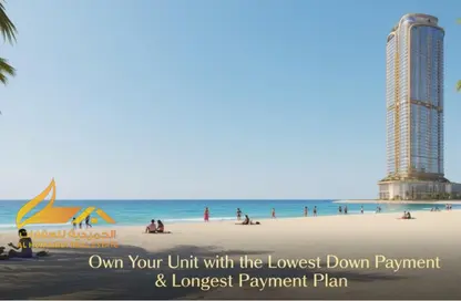 شقة - غرفة نوم - 2 حمامات للبيع في مساكن كورنيش عجمان - طريق كورنيش عجمان - عجمان