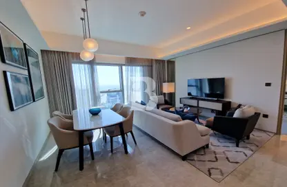 Living / Dining Room image for: Hotel  and  Hotel Apartment - 2 Bedrooms - 3 Bathrooms for rent in Address Harbour Point - Dubai Creek Harbour (The Lagoons) - Dubai, Image 1