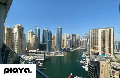 شقة - 2 غرف نوم - 2 حمامات للايجار في A برج سيلفرين - سيلفيرين - دبي مارينا - دبي