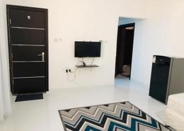 Living Room image for: Studio - 1 bathroom for rent in Between Two Bridges - Abu Dhabi, Image 1