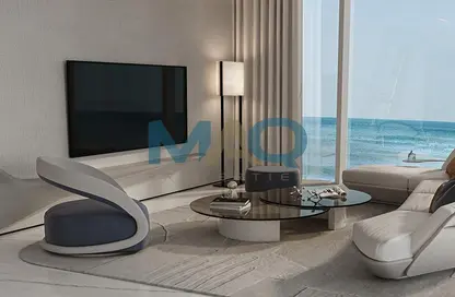Living Room image for: Apartment - 1 Bedroom - 1 Bathroom for sale in Oceano - Al Marjan Island - Ras Al Khaimah, Image 1