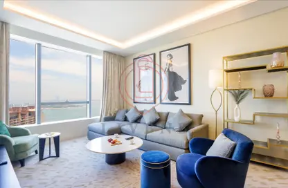 Apartment - 1 Bedroom - 2 Bathrooms for rent in The Palm Tower - Palm Jumeirah - Dubai