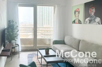 Apartment - 1 Bedroom - 2 Bathrooms for rent in Manchester Tower - Dubai Marina - Dubai