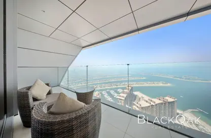 Apartment - 2 Bedrooms - 2 Bathrooms for rent in The Palm Tower - Palm Jumeirah - Dubai
