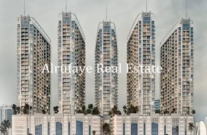 Apartment - 1 Bedroom - 2 Bathrooms for sale in Ajman Creek Towers - Al Rashidiya 1 - Al Rashidiya - Ajman