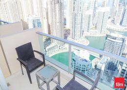 صورةشرفة لـ: شقة - 1 غرفة نوم - 2 حمامات للبيع في فندق العنوان دبي مارينا - دبي مارينا - دبي, صورة 1