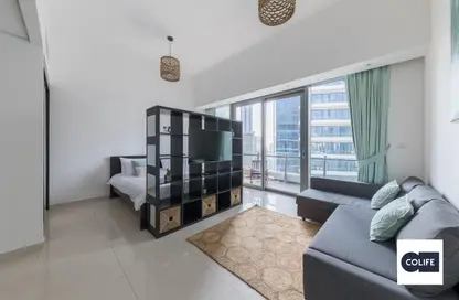 Apartment - 1 Bathroom for rent in Silverene Tower B - Silverene - Dubai Marina - Dubai
