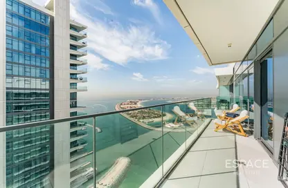 شقة - 2 غرف نوم - 3 حمامات للايجار في برج Beach Vista 2 - بيتش فيستا - إعمار بيتشفرونت - دبي هاربور - دبي