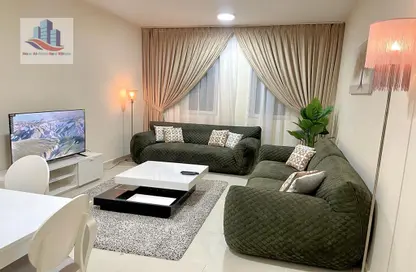 Living Room image for: Apartment - 2 Bedrooms - 2 Bathrooms for rent in Al Majaz 3 - Al Majaz - Sharjah, Image 1