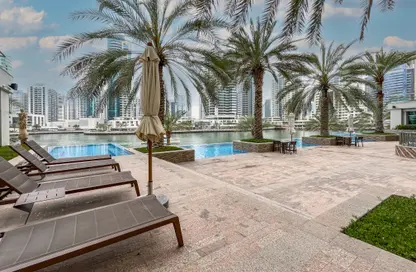 Apartment - 1 Bedroom - 1 Bathroom for rent in Sanibel Tower - Park Island - Dubai Marina - Dubai