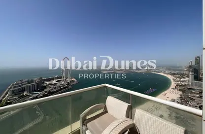 Apartment - 4 Bedrooms - 5 Bathrooms for rent in Al Bateen Residences - Jumeirah Beach Residence - Dubai