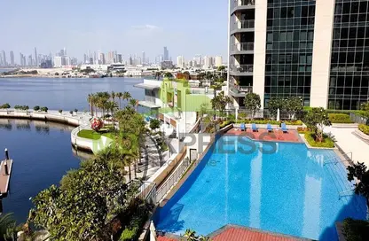 صورة لـ حوض سباحة شقة - 3 غرف نوم - 3 حمامات للبيع في خور دبي ريزيدنس برج 1 شمال - ميناء خور دبي (ذا لاجونز) - دبي ، صورة رقم 1