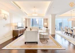Living Room image for: Penthouse - 4 bedrooms - 4 bathrooms for rent in The Address The BLVD - Downtown Dubai - Dubai, Image 1