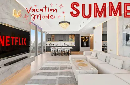 Apartment - 3 Bedrooms - 3 Bathrooms for rent in Stella Maris - Dubai Marina - Dubai